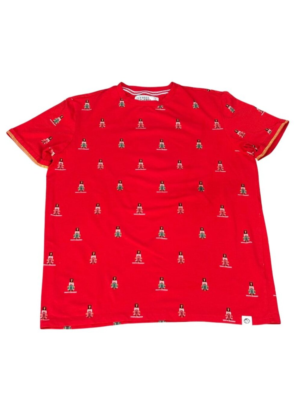 Free Planet Red Nutcracker Graphic T-Shirt Mens Medium Short Sleeve Tee